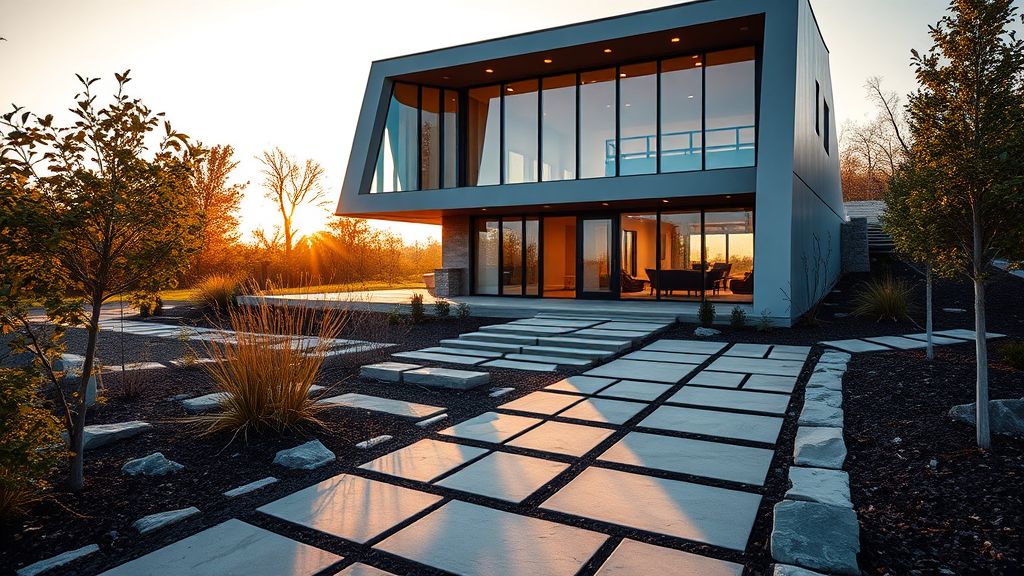 Residential house in Mount Sterling, Kentucky with scenic surroundings.